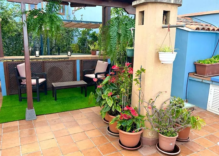 Casa Con Jardin Y Jacuzzi 別荘 *